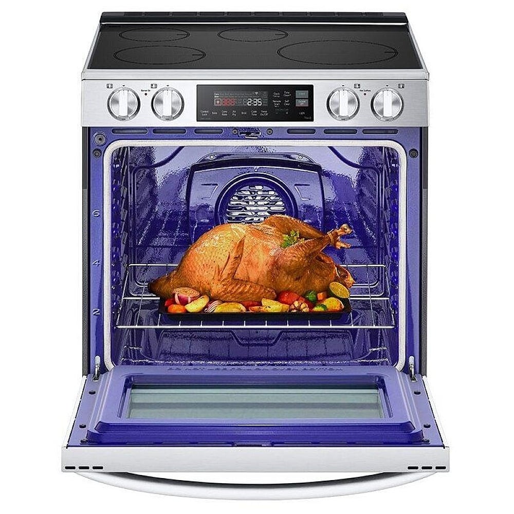 LG 6.3 cu. ft. Smart Induction Slide-In Range with ProBake Convection & Air Fry LSIL6334F