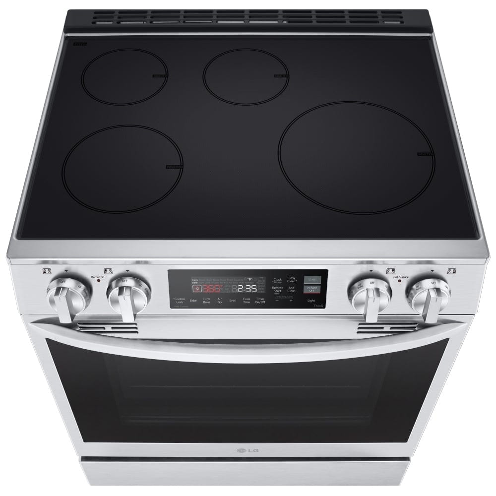 LG 6.3 cu. ft. Smart Induction Slide-In Range with ProBake Convection & Air Fry LSIL6334F