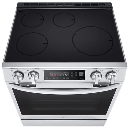 LG 6.3 cu. ft. Smart Induction Slide-In Range with ProBake Convection & Air Fry LSIL6334F