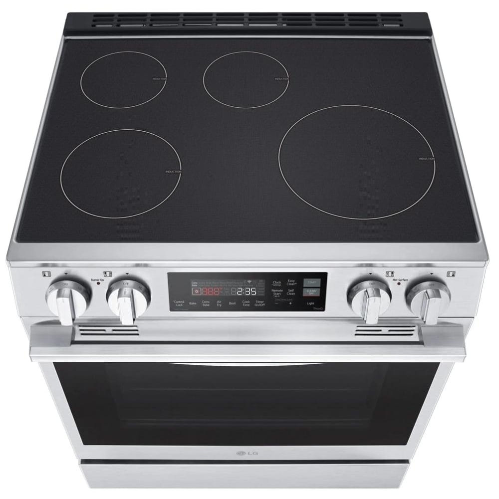 LG LSIL6334XE Induction Range 30" 6.3 Cu. Ft Capacity 4300W ProBake Convection