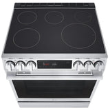 LG LSIL6336XE Induction Range, 6.3 cu. ft. Capacity, 30 inch Exterior Width, Convection, 5 Burners, Storage Drawer, Air Fry, Self Clean, 4,300 W Highest Element, Stainless Steel colour