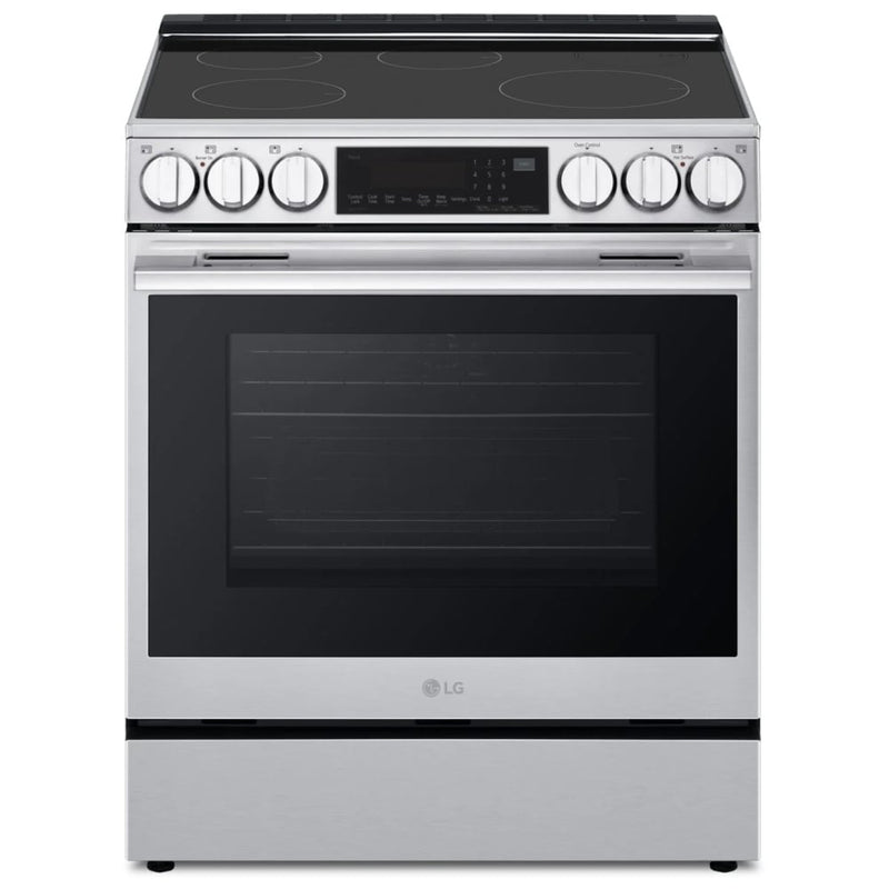 LG LSIL6336XE Induction Range, 6.3 cu. ft. Capacity, 30 inch Exterior Width, Convection, 5 Burners, Storage Drawer, Air Fry, Self Clean, 4,300 W Highest Element, Stainless Steel colour