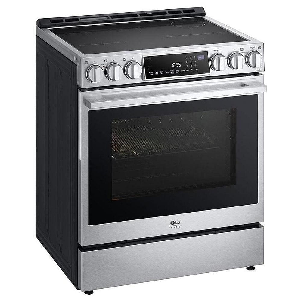 LG Studio 6.3 cu. ft. InstaView Induction Slide-in Range with Air Fry and Air Sous Vide LSIS6338F