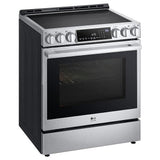 LG Studio LSIS6338F Induction Range, 6.3 cu. ft. Capacity, 30 inch Exterior Width, True Convection, 5 Burners, Storage Drawer, Yes, Self Clean, 4,300 W Highest Element, Stainless Steel colour