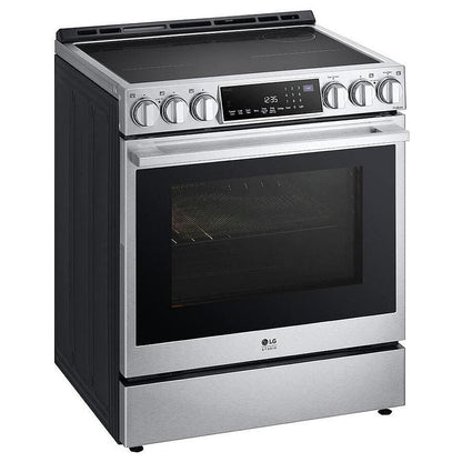 LG Studio 6.3 cu. ft. InstaView Induction Slide-in Range with Air Fry and Air Sous Vide LSIS6338F