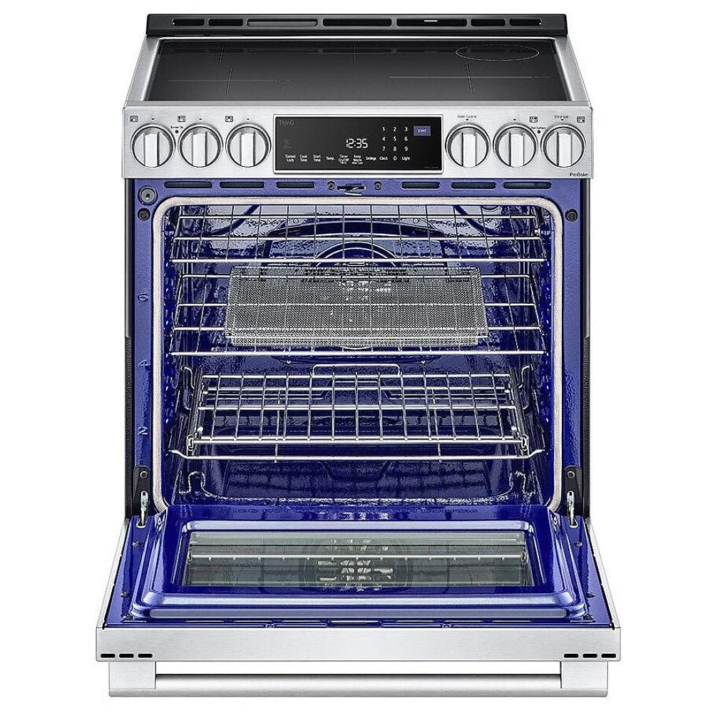 LG Studio 6.3 cu. ft. InstaView Induction Slide-in Range with Air Fry and Air Sous Vide LSIS6338F