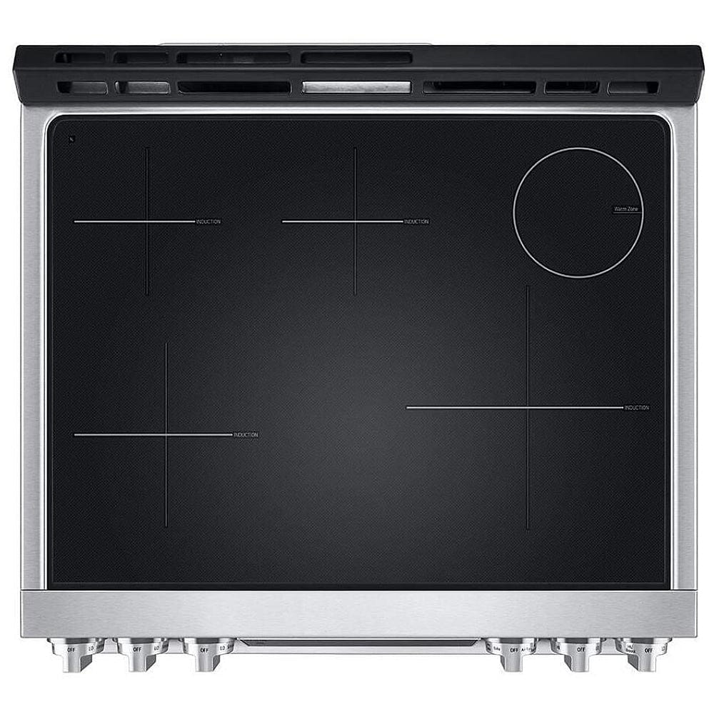 LG Studio 6.3 cu. ft. InstaView Induction Slide-in Range with Air Fry and Air Sous Vide LSIS6338F