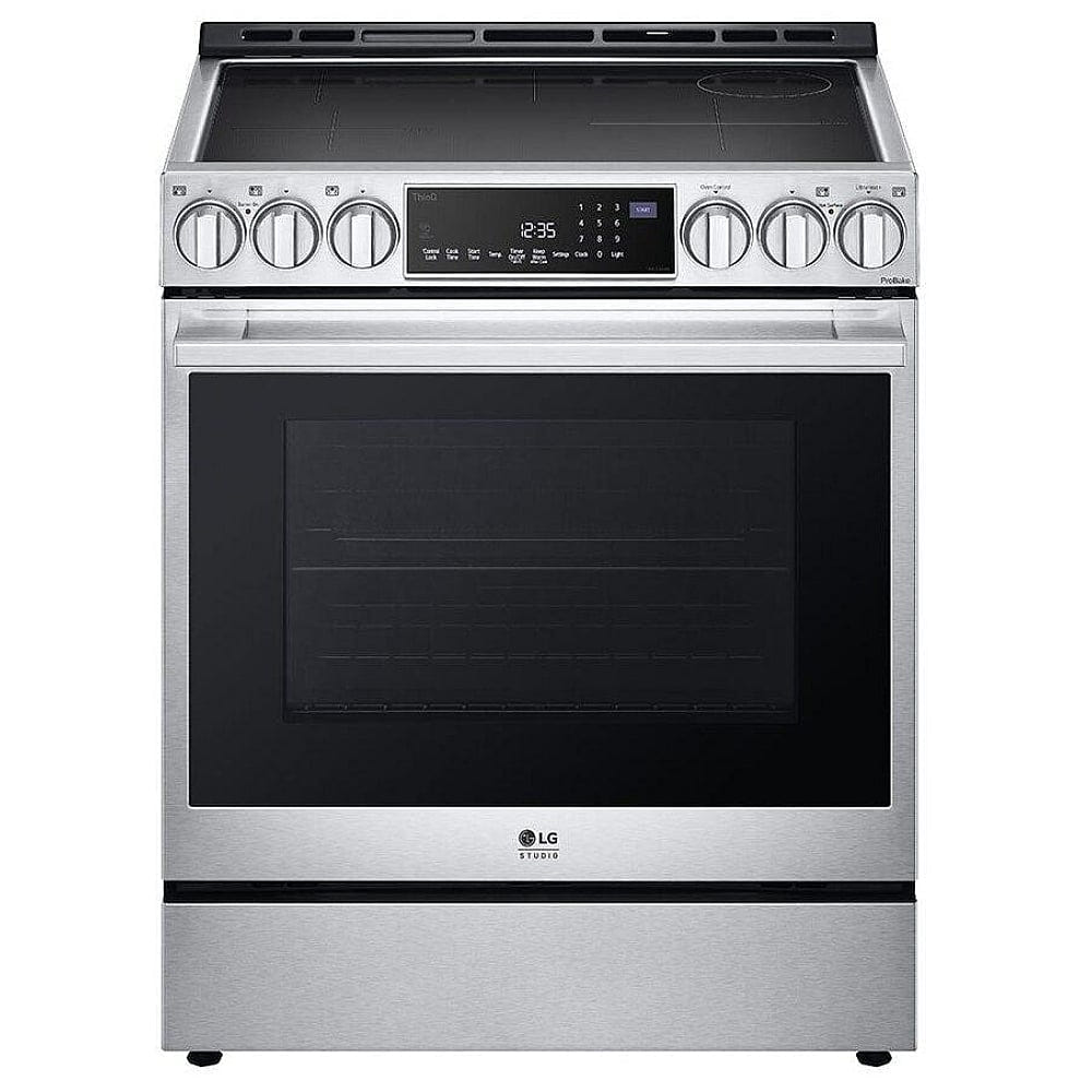 LG Studio 6.3 cu. ft. InstaView Induction Slide-in Range with Air Fry and Air Sous Vide LSIS6338F