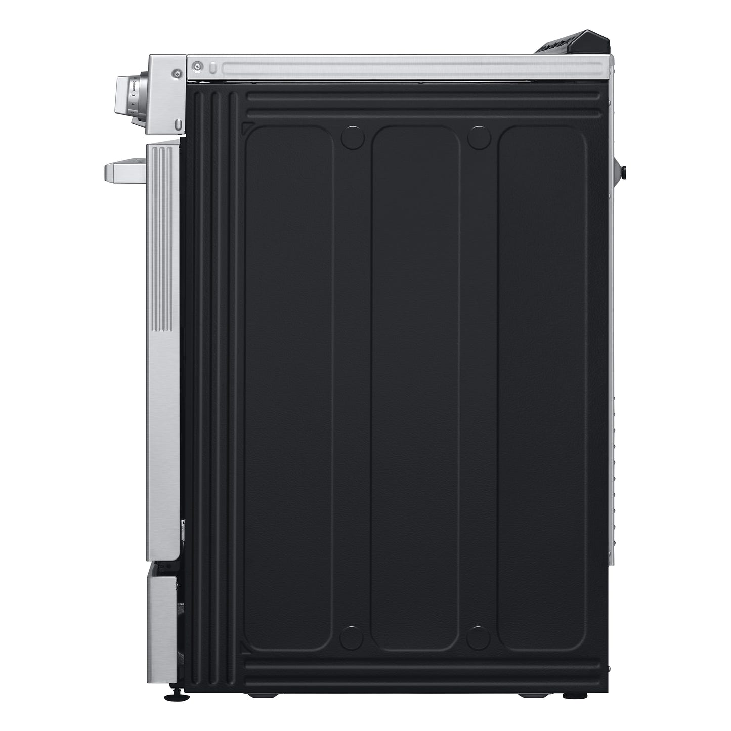 LG STUDIO 6.3 立方英尺 InstaView® 电磁炉滑入式炉灶，配备空气炸和空气真空低温烹调功能 LSIS6338F