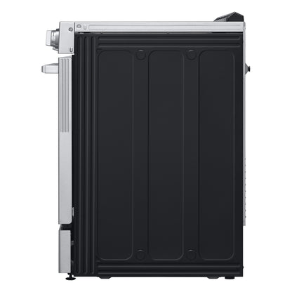 LG STUDIO 6.3 立方英尺 InstaView® 电磁炉滑入式炉灶，配备空气炸和空气真空低温烹调功能 LSIS6338F