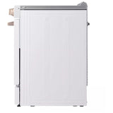 LG Studio LSIS6338NE Induction Range, 6.3 cu. ft. Capacity, 30 inch Exterior Width, True Convection, 5 Burners, Storage Drawer, Yes, Self Clean, 4,300 W Highest Element, Essence White colour