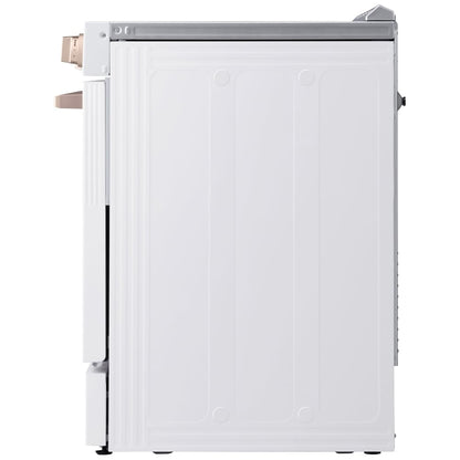 LG Studio Essence White 6.3 cu. ft. Induction Slide-in Ranges with InstaView LSIS6338NE