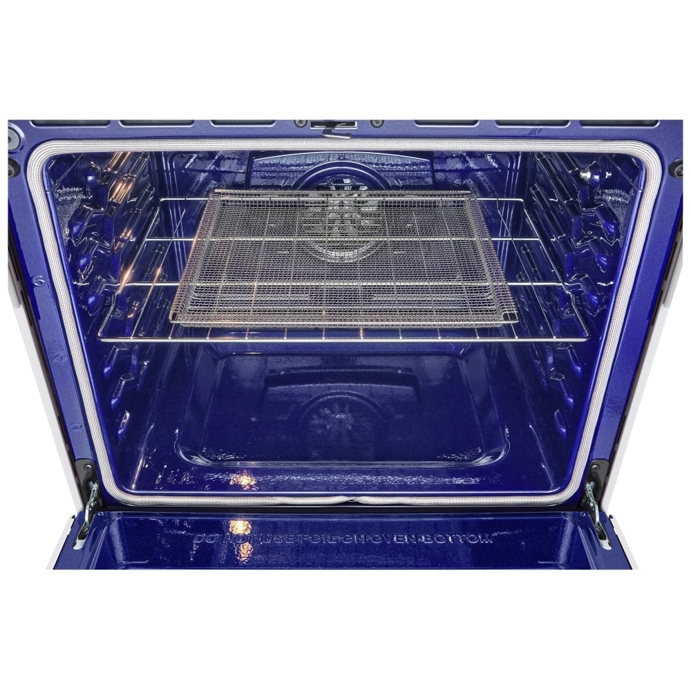 LG Studio Essence White 6.3 cu. ft. Induction Slide-in Ranges with InstaView LSIS6338NE