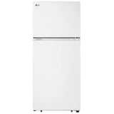 LG LT18S2100W Top Freezer Refrigerator, 28 inch Width, 17.50 cu. ft. Capacity, Optional Ice Maker (Special Order), ENERGY STAR Certified, White colour