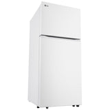 LG LT18S2100W Top Freezer Refrigerator, 28 inch Width, 17.50 cu. ft. Capacity, Optional Ice Maker (Special Order), ENERGY STAR Certified, White colour