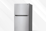 LG LTCS20020S Top Freezer Refrigerator, 30 inch Width, 20.2 cu. ft. Capacity, Optional Ice Maker (Special Order), ENERGY STAR Certified, Stainless Steel colour