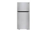 LG LTCS20020S Top Freezer Refrigerator, 30 inch Width, 20.2 cu. ft. Capacity, Optional Ice Maker (Special Order), ENERGY STAR Certified, Stainless Steel colour