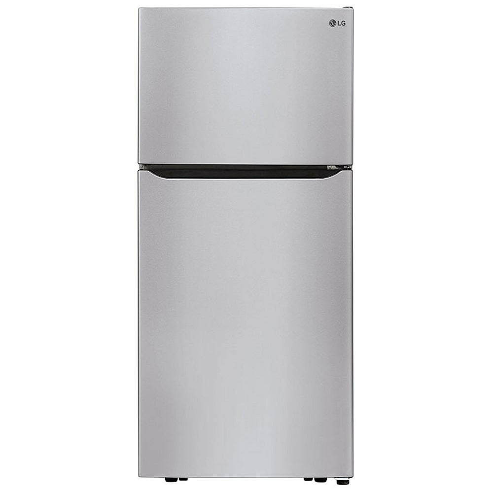 LG LTCS20020S Top Freezer Refrigerator, 30 inch Width, 20.2 cu. ft. Capacity, Optional Ice Maker (Special Order), ENERGY STAR Certified, Stainless Steel colour