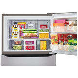 LG LTCS20020S Top Freezer Refrigerator, 30 inch Width, 20.2 cu. ft. Capacity, Optional Ice Maker (Special Order), ENERGY STAR Certified, Stainless Steel colour