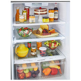 LG LTCS20020S Top Freezer Refrigerator, 30 inch Width, 20.2 cu. ft. Capacity, Optional Ice Maker (Special Order), ENERGY STAR Certified, Stainless Steel colour