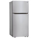 LG LTCS20020S Top Freezer Refrigerator, 30 inch Width, 20.2 cu. ft. Capacity, Optional Ice Maker (Special Order), ENERGY STAR Certified, Stainless Steel colour