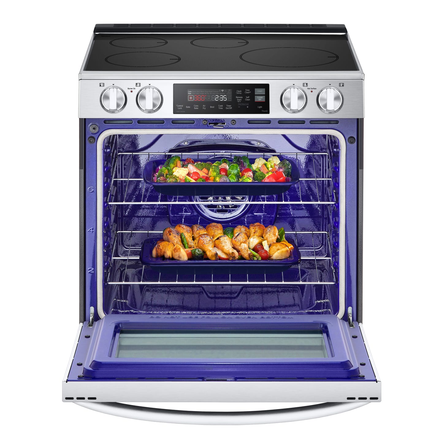 6.3 cu. ft. Smart Induction Slide-In Ranges with ProBake Convection® and Air Fry LSIL6334F