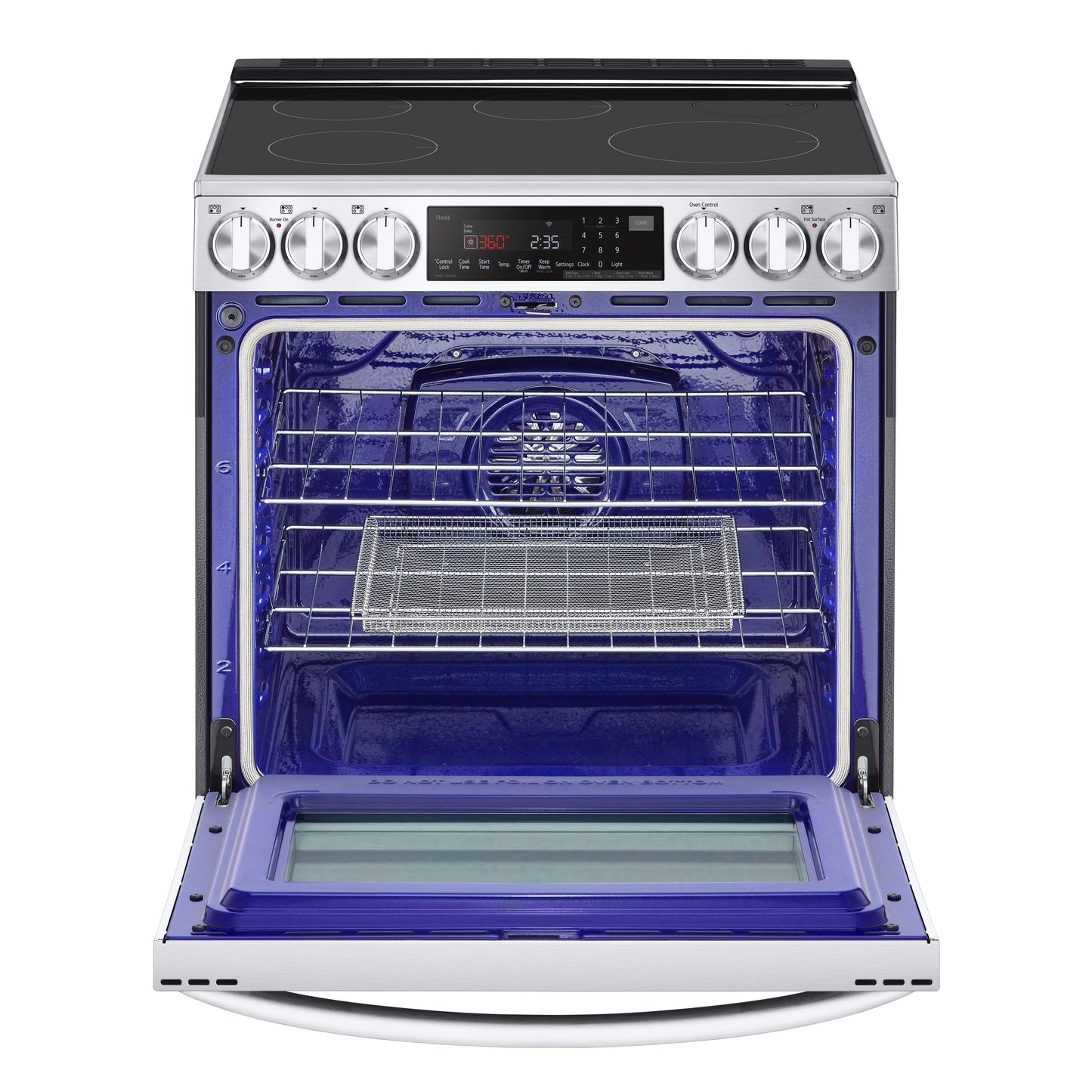 6.3 cu. ft. Smart Induction Slide-in Ranges with InstaView®, ProBake Convection®, Air Fry, and Air Sous Vide LSIL6336F