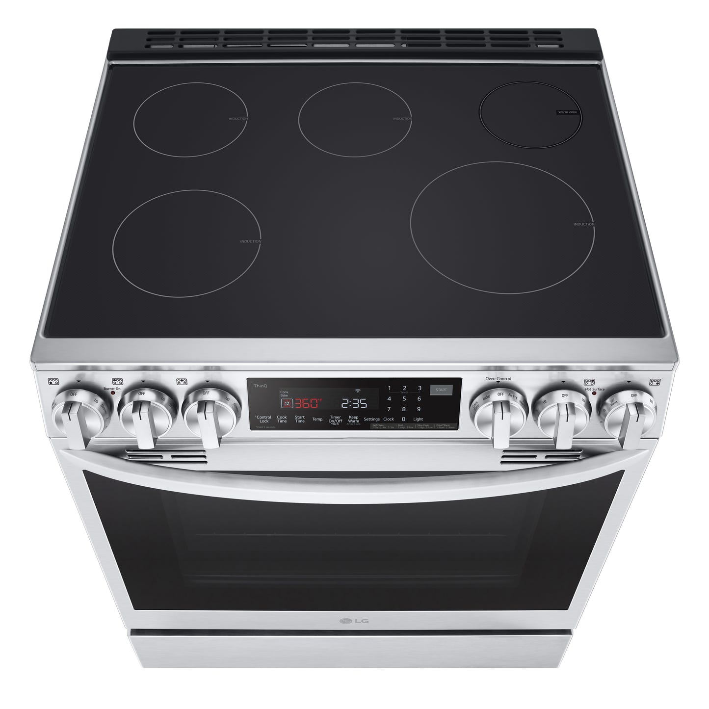 6.3 cu. ft. Smart Induction Slide-in Ranges with InstaView®, ProBake Convection®, Air Fry, and Air Sous Vide LSIL6336F