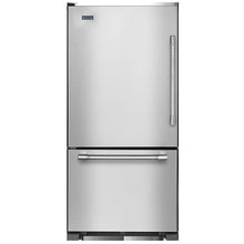 Maytag MBL1957FEZ Bottom Freezer Refrigerator, 30 inch Width, Optional Ice Maker (Special Order), ENERGY STAR Certified, 18.67 cu. ft. Capacity, Stainless Steel colour