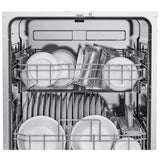 Midea MDB2324PST Dishwasher, 24 inch Exterior Width, 52 dB Decibel Level, Fully Integrated, 4 Wash Cycles, 14 Capacity (Place Settings), 3 Loading Racks, Wifi Enabled, Stainless Steel colour