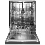 Maytag MDB4949SKB Dishwasher, 24 inch Exterior Width, 50 dB Decibel Level, Full Console, Stainless Interior, 5 Wash Cycles, 14 Capacity (Place Settings), Hard Food Disposal, 2 Loading Racks, Black colour
