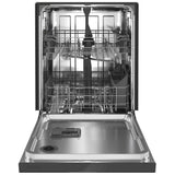 Maytag MDB4949SKB Dishwasher, 24 inch Exterior Width, 50 dB Decibel Level, Full Console, Stainless Interior, 5 Wash Cycles, 14 Capacity (Place Settings), Hard Food Disposal, 2 Loading Racks, Black colour