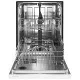 Maytag MDB4949SKW Dishwasher, 24 inch Exterior Width, 50 dB Decibel Level, Full Console, Stainless Interior, 5 Wash Cycles, 14 Capacity (Place Settings), Hard Food Disposal, 2 Loading Racks, White colour
