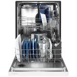 Maytag MDB4949SKW Dishwasher, 24 inch Exterior Width, 50 dB Decibel Level, Full Console, Stainless Interior, 5 Wash Cycles, 14 Capacity (Place Settings), Hard Food Disposal, 2 Loading Racks, White colour