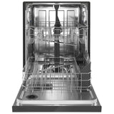 Maytag MDB4949SKZ Dishwasher, 24 inch Exterior Width, 50 dB Decibel Level, Full Console, Stainless Interior, 5 Wash Cycles, 14 Capacity (Place Settings), Hard Food Disposal, 2 Loading Racks, Stainless Steel colour