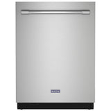 Maytag MDB9979SKZ Dishwasher, 24 inch Exterior Width, 44 dB Decibel Level, Fully Integrated, Stainless Interior, 5 Wash Cycles, 15 Capacity (Place Settings), 3 Loading Racks, Stainless Steel colour
