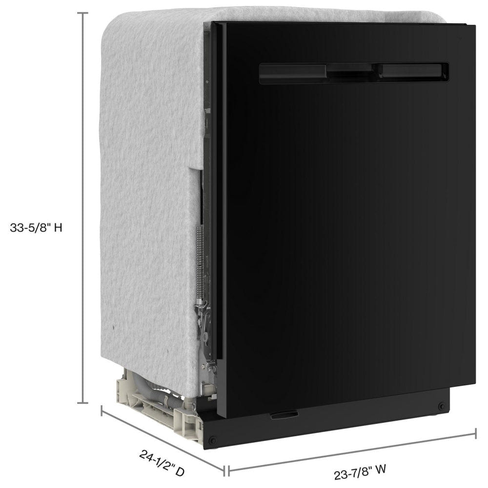 Maytag MDPS7024SB Dishwasher, 24 inch Exterior Width, 47 dB Decibel Level, Fully Integrated, Stainless Steel (Interior), 5 Wash Cycles, 15 Capacity (Place Settings), Black colour