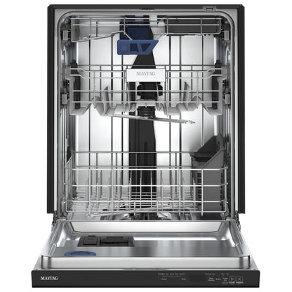 Maytag MDPS7024SB Dishwasher, 24 inch Exterior Width, 47 dB Decibel Level, Fully Integrated, Stainless Steel (Interior), 5 Wash Cycles, 15 Capacity (Place Settings), Black colour