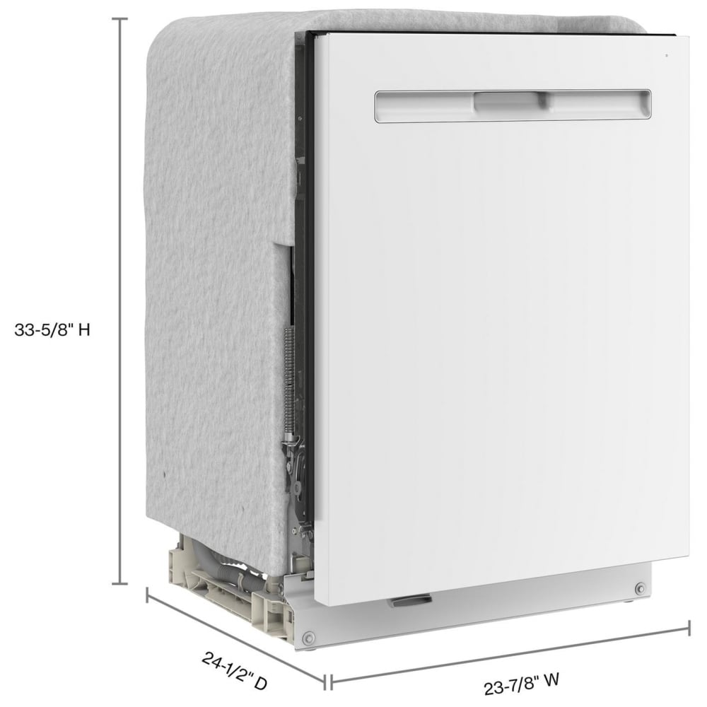 Maytag MDPS7024SW Dishwasher, 24 inch Exterior Width, 47 dB Decibel Level, Fully Integrated, Stainless Steel (Interior), 5 Wash Cycles, 15 Capacity (Place Settings), White colour