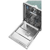 Midea MDT24P3CST Dishwasher, 24 inch Exterior Width, 47 dB Decibel Level, Fully Integrated, Stainless Interior, 5 Wash Cycles, 14 Capacity (Place Settings), 3 Loading Racks, Wifi Enabled, Stainless Steel colour