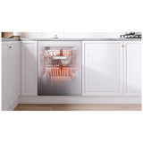 Midea MDT24P3CST Dishwasher, 24 inch Exterior Width, 47 dB Decibel Level, Fully Integrated, Stainless Interior, 5 Wash Cycles, 14 Capacity (Place Settings), 3 Loading Racks, Wifi Enabled, Stainless Steel colour