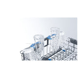 Midea MDT24P3CST Dishwasher, 24 inch Exterior Width, 47 dB Decibel Level, Fully Integrated, Stainless Interior, 5 Wash Cycles, 14 Capacity (Place Settings), 3 Loading Racks, Wifi Enabled, Stainless Steel colour