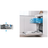 Midea MDT24P3CST Dishwasher, 24 inch Exterior Width, 47 dB Decibel Level, Fully Integrated, Stainless Interior, 5 Wash Cycles, 14 Capacity (Place Settings), 3 Loading Racks, Wifi Enabled, Stainless Steel colour