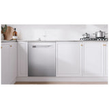 Midea MDT24P3CST Dishwasher, 24 inch Exterior Width, 47 dB Decibel Level, Fully Integrated, Stainless Interior, 5 Wash Cycles, 14 Capacity (Place Settings), 3 Loading Racks, Wifi Enabled, Stainless Steel colour