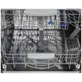 Midea MDT24P4AST Dishwasher, 24 inch Exterior Width, 45 dB Decibel Level, Fully Integrated, Stainless Interior, 6 Wash Cycles, 16 Capacity (Place Settings), Hard Food Disposal, 3 Loading Racks, Wifi Enabled, Stainless Steel colour