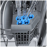 Midea MDT24P6CST Dishwasher, 24 inch Exterior Width, 44 dB Decibel Level, Fully Integrated, Stainless Interior, 5 Wash Cycles, 16 Capacity (Place Settings), 3 Loading Racks, Wifi Enabled, Stainless Stee; colour