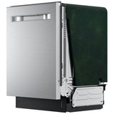 Midea MDT24P6CST Dishwasher, 24 inch Exterior Width, 44 dB Decibel Level, Fully Integrated, Stainless Interior, 5 Wash Cycles, 16 Capacity (Place Settings), 3 Loading Racks, Wifi Enabled, Stainless Stee; colour