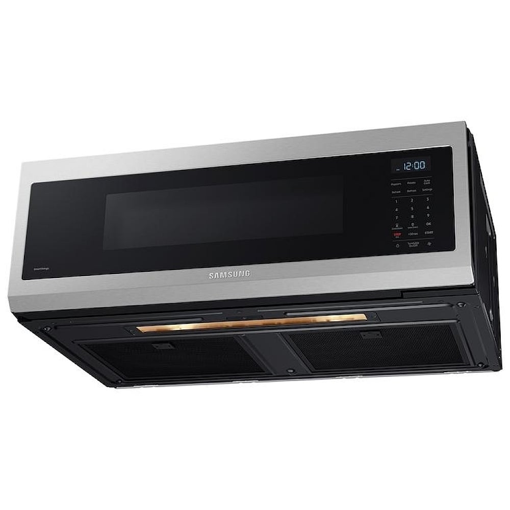 Samsung ME11A7510DS - ME11A7510DS/AC Over the Range Microwave, 30 inch Exterior Width, 1.1 cu. ft. Capacity, 400 CFM, 1,000 W Watts, Halogen, Stainless Steel colour