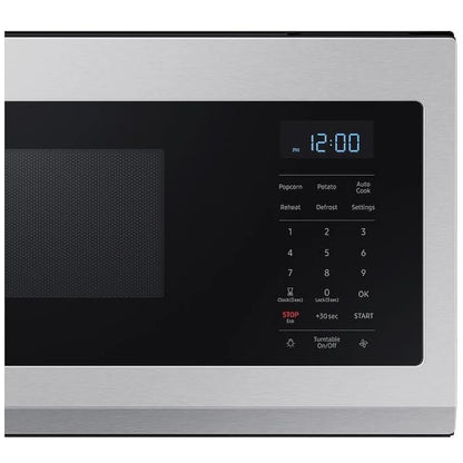 Samsung ME11A7510DS - ME11A7510DS/AC Over the Range Microwave, 30 inch Exterior Width, 1.1 cu. ft. Capacity, 400 CFM, 1,000 W Watts, Halogen , Stainless Steel colour