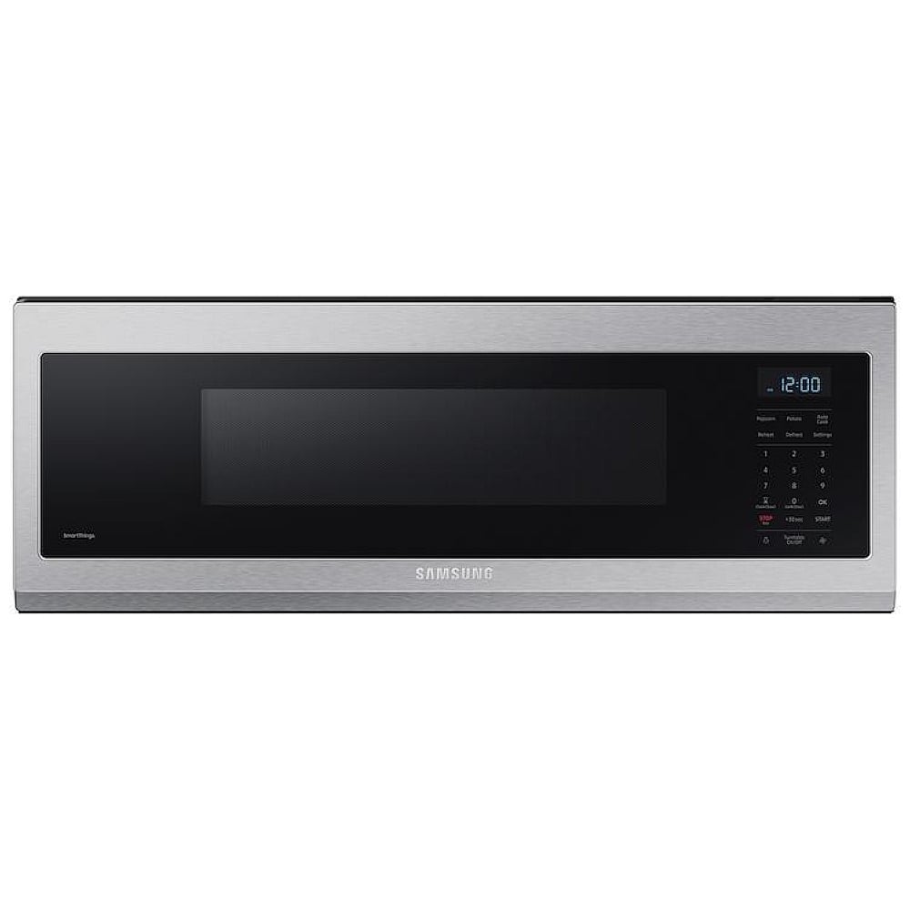 Samsung ME11A7510DS - ME11A7510DS/AC Over the Range Microwave, 30 inch Exterior Width, 1.1 cu. ft. Capacity, 400 CFM, 1,000 W Watts, Halogen, Stainless Steel colour